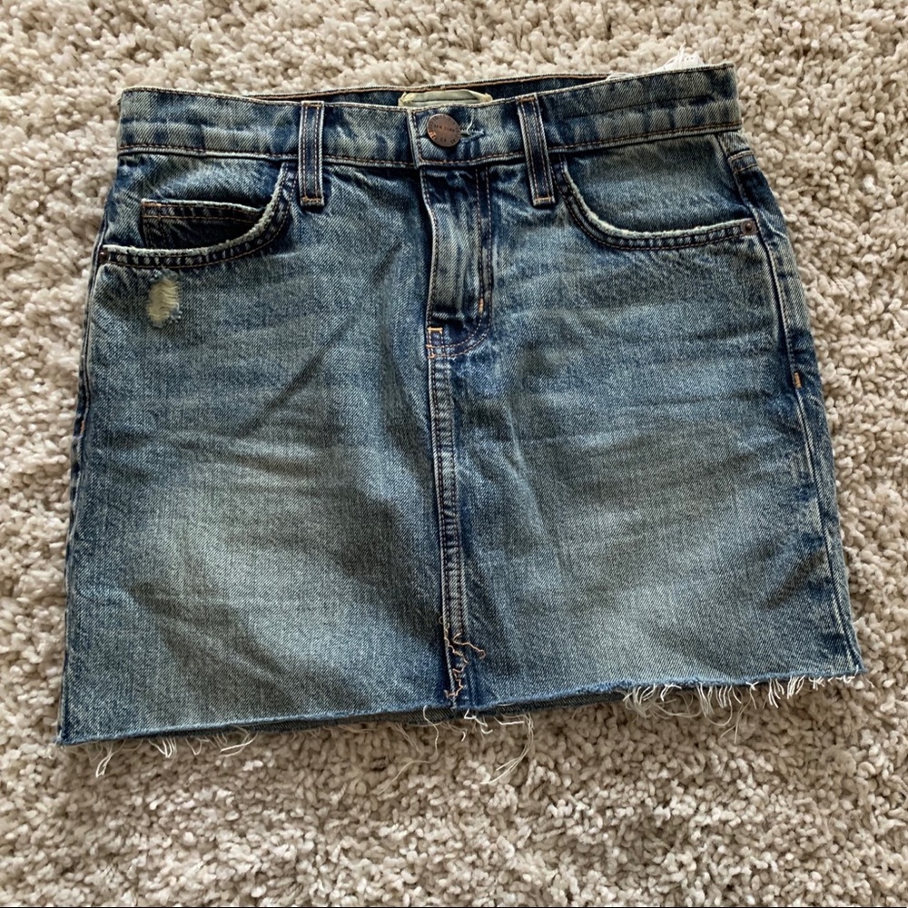 Current Elliott Denim mini skirt , size 24/0